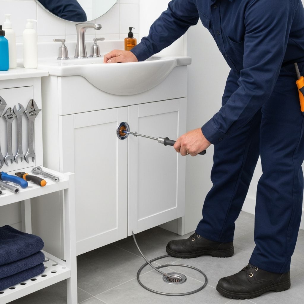 Professional drain cleaning service